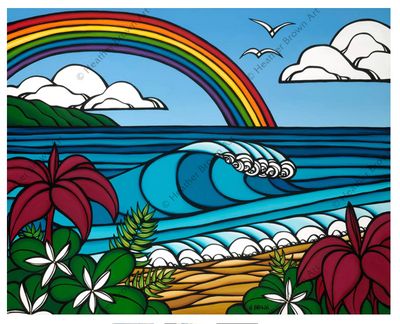 North Shore Rainbow: My Vibrant Ode to Nature's Beauty