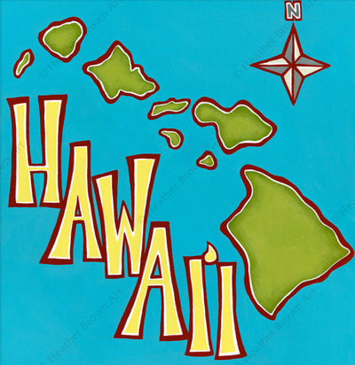 Aloha Friday in Hawai'i with Heather Brown art