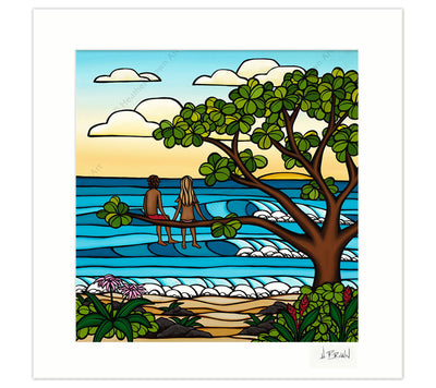 Love in Nature - Matted Print by Heather Brown