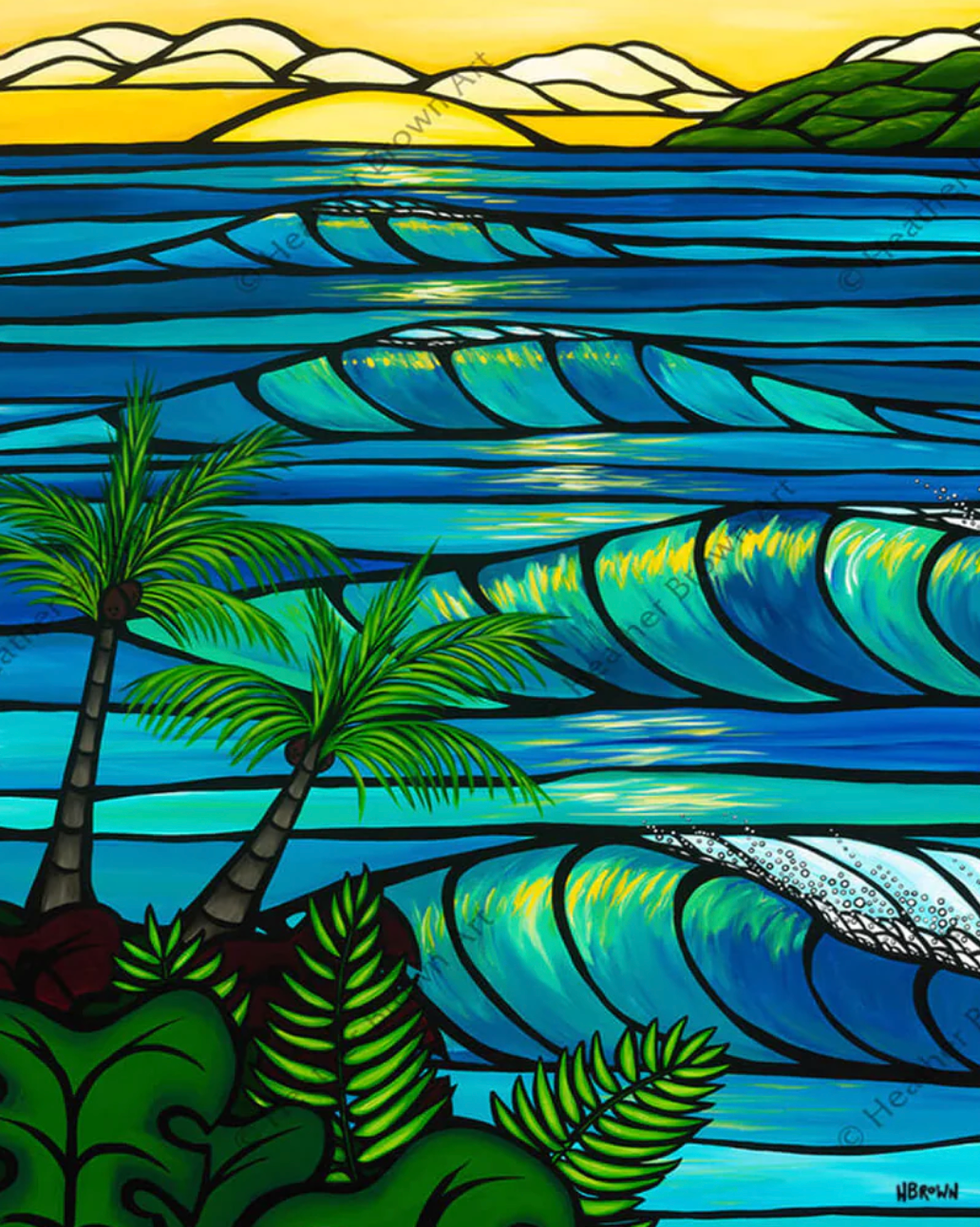 Sunset Swell by Heather Brown