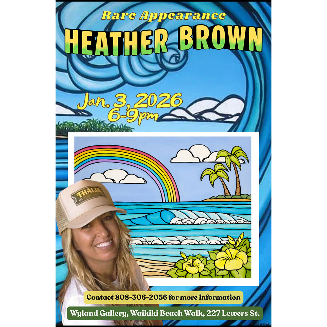 Exploring Nature and Emotion: Heather Brown's Art Show at the Wyland Gallery in Waikiki