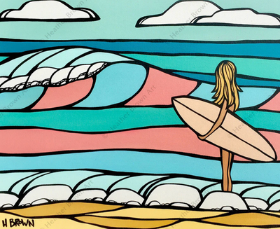 Candy Surf- A spring pastel surf girl journey by Heather Brown