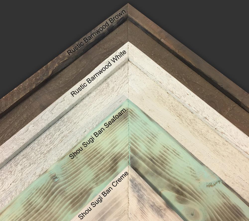 sustainable hawaii surf art print frames - color choices 2