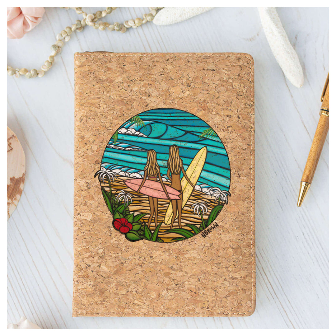 heather brown hawaii surf sisters art cork journal