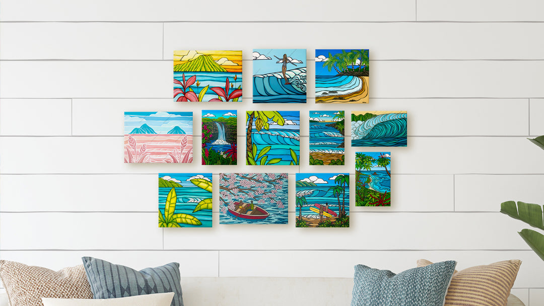 heather brown surf art mini limited edition affordable canvas prints