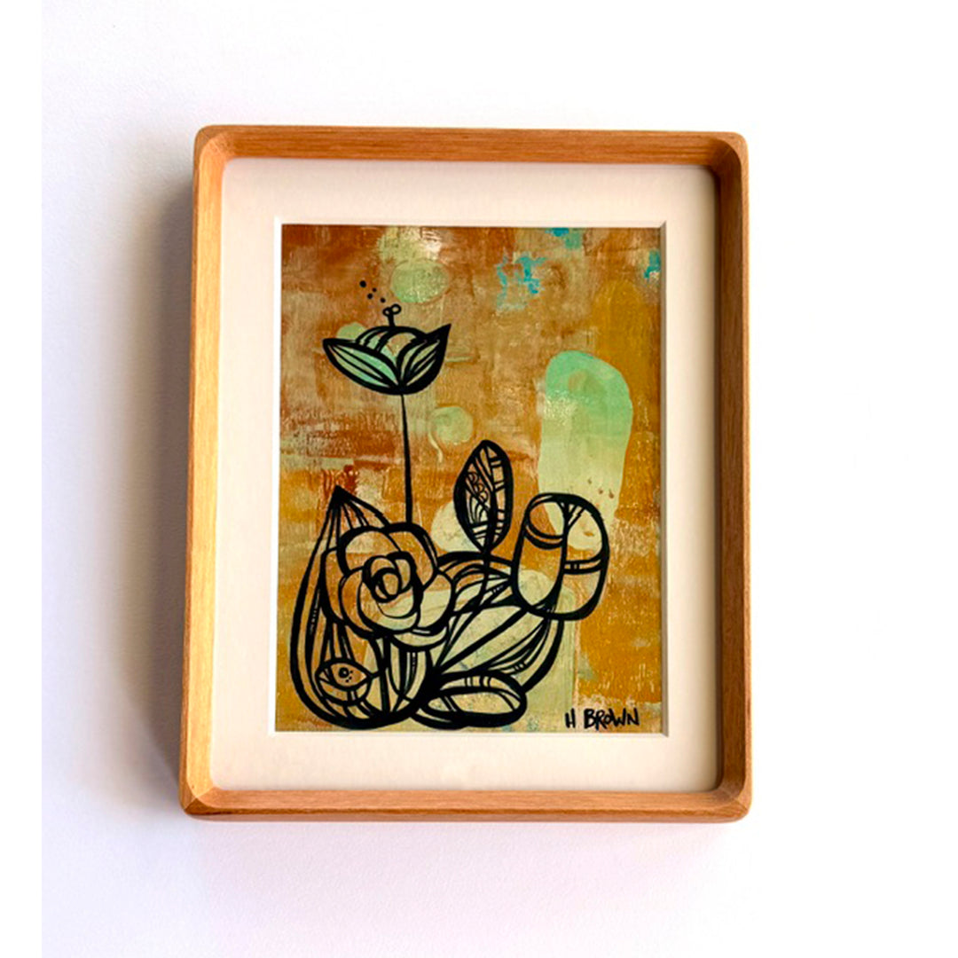 Heather Brown Framed Original #2857