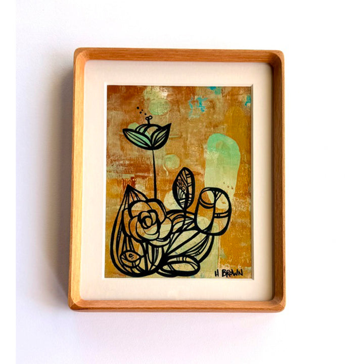 Heather Brown Framed Original #2857