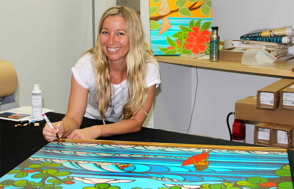 About Heather Brown Art | Hawaii Surf Artist