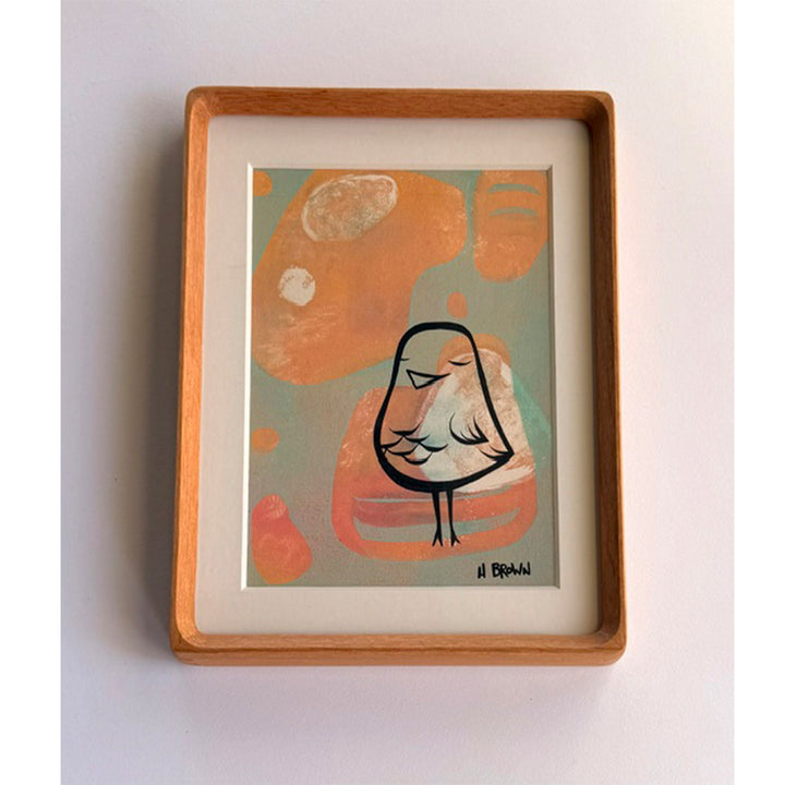 Heather Brown Framed Original #2865