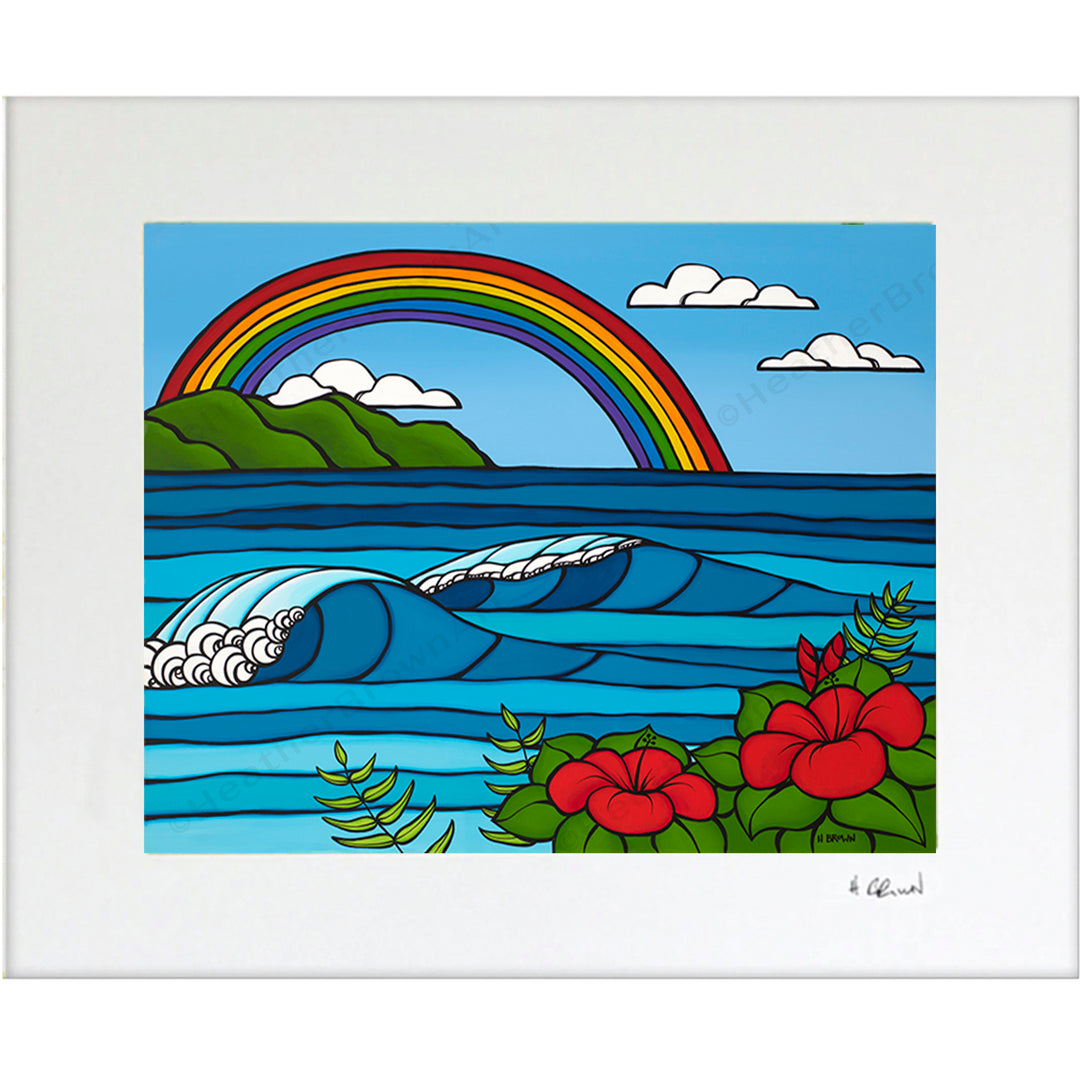 Rainbow Over Ka`ena Point