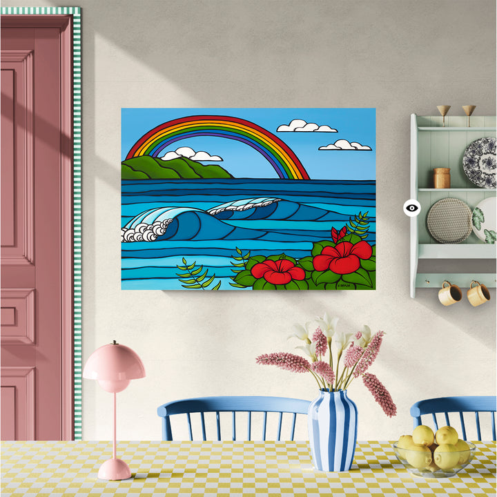 Rainbow Over Ka`ena Point