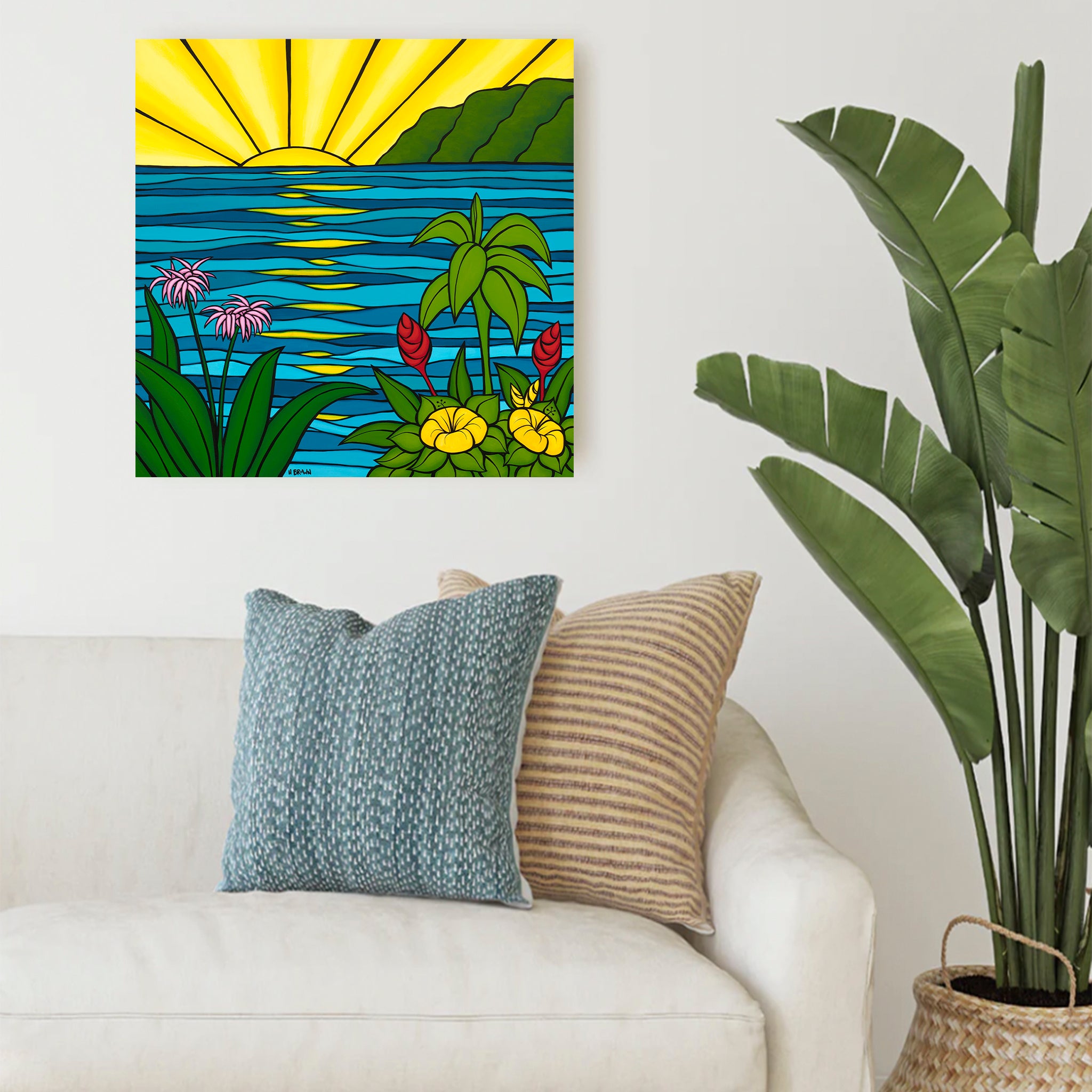 Island Sunset – Heather Brown Art