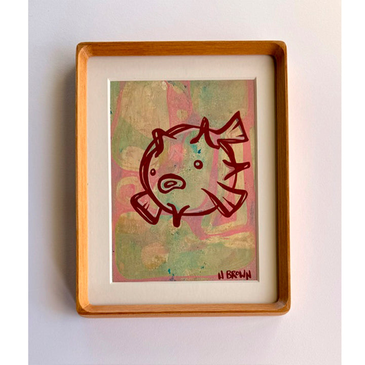 Heather Brown Framed Original #2856