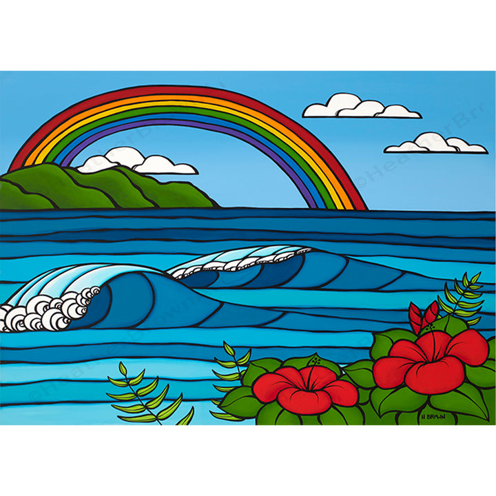 Rainbow Over Ka`ena Point