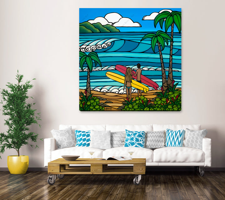 Large scale canvas print (not stretched - ships rolled in a tube)
