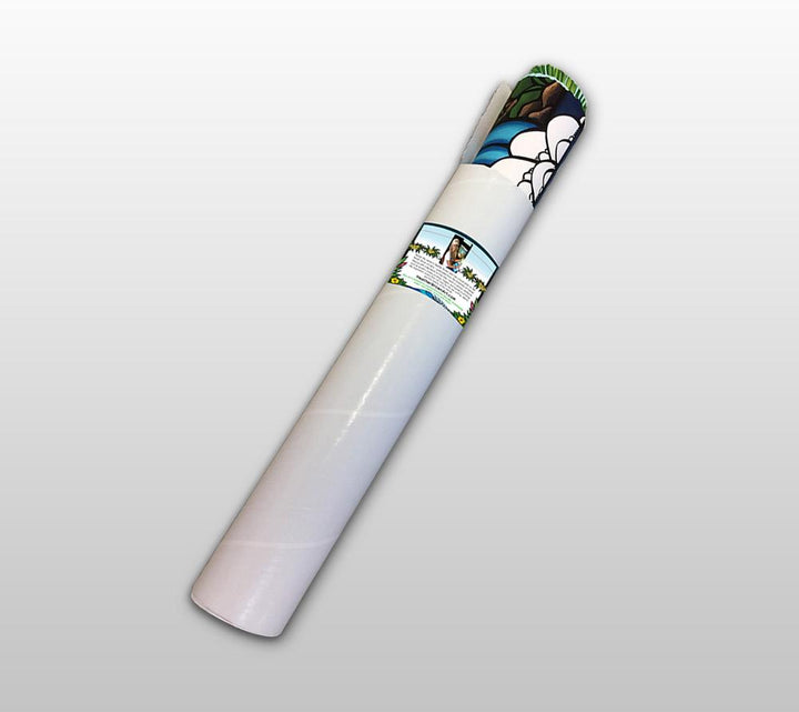 Rolled Deckled Print Container