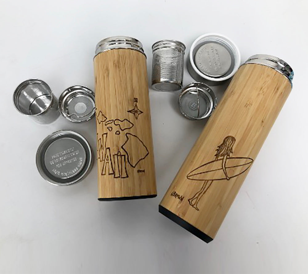 Island Map Bamboo Mug