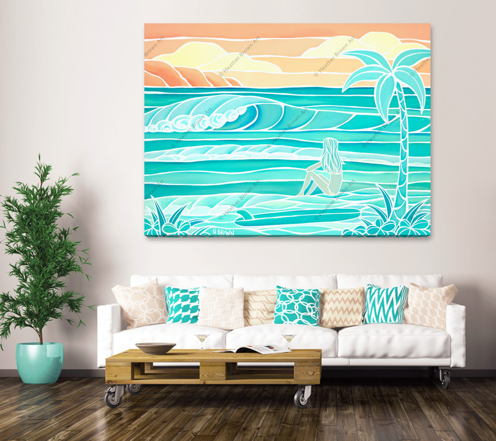 Large scale canvas print (not stretched - ships rolled in a tube)