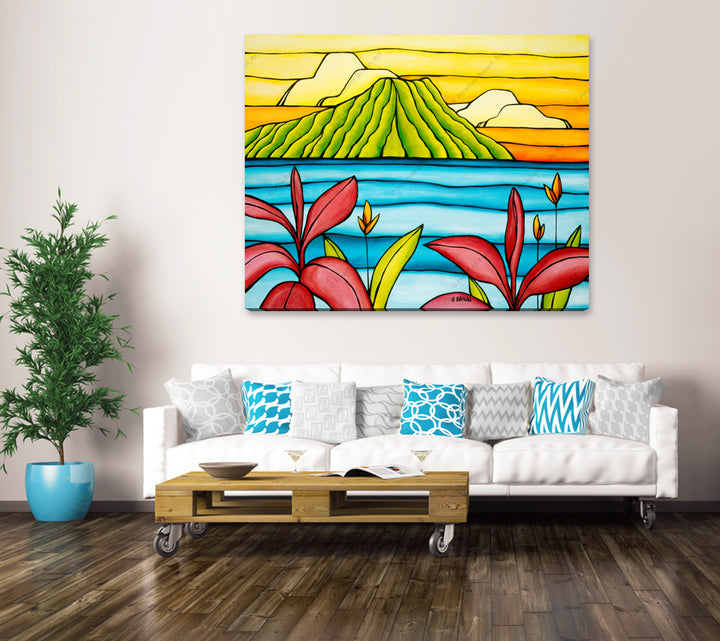 Large scale canvas print (not stretched - ships rolled in a tube)