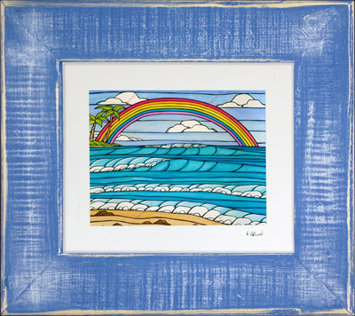 Daydream Rainbow Framed Matted Print by Heather Brown
