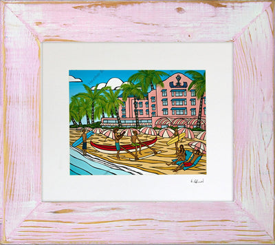 Royal Hawaiian - Framed Matted Print by Heather Brown