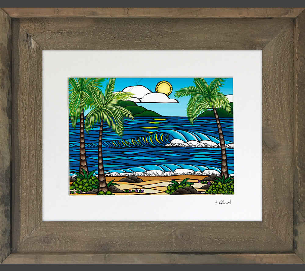 Summer Sun - Framed Matted Print by Heather Brown