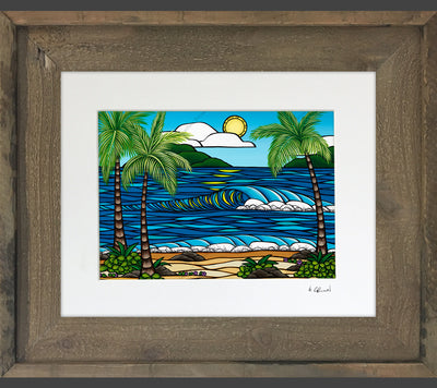Summer Sun - Framed Matted Print by Heather Brown