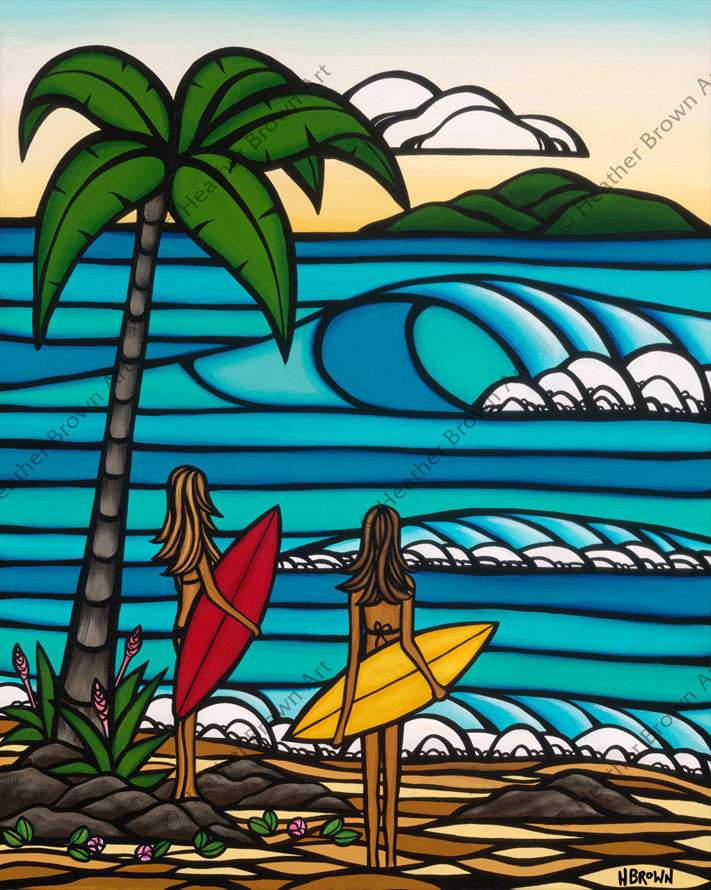 Girls Day painting released for Mothers Day from Heather Brown