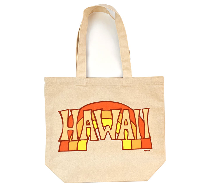heather brown hawaii beach canvas shopping tote bag