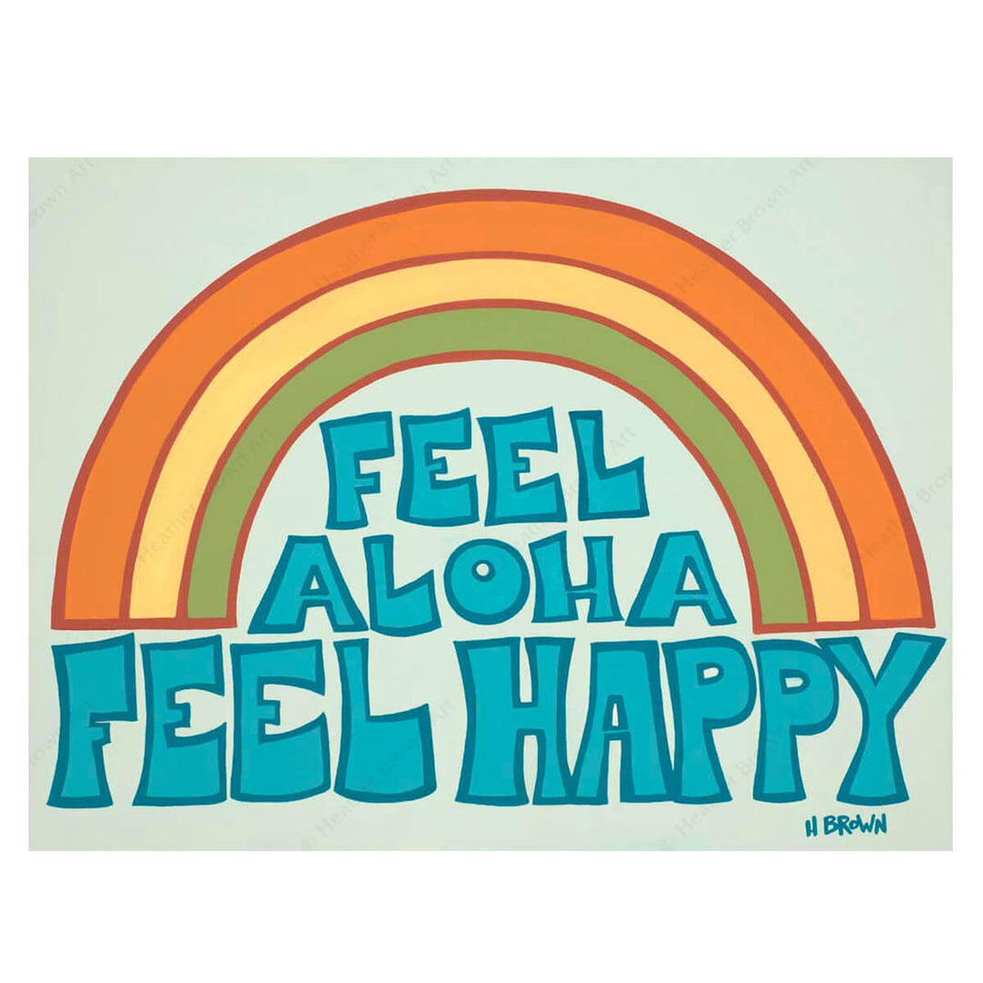 Hawaii surf artist Heather Feel Aloha Feel Happy