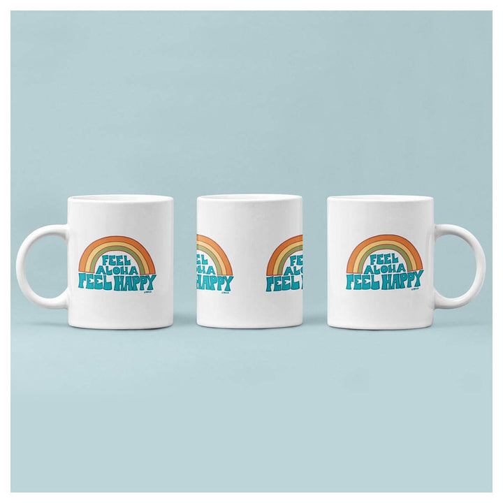 heather brown art feel aloha ceramic mug