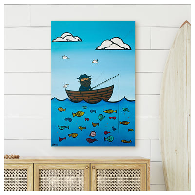 Life at Sea Level by Hawaii surf artist Heather Brown mockup