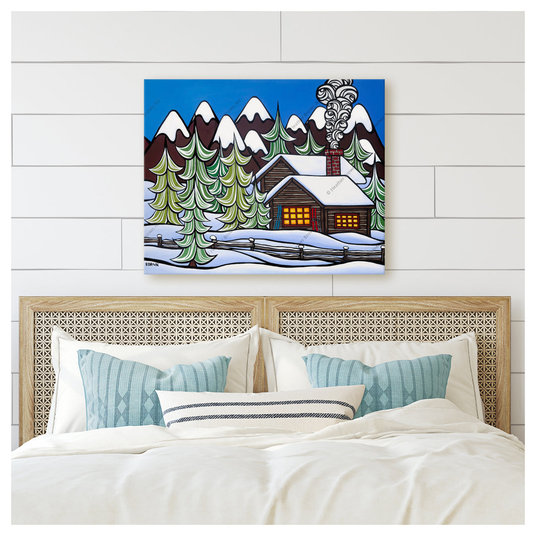 Mountain Retreat by Hawaii surf artist Heather Brown Canvas Giclée