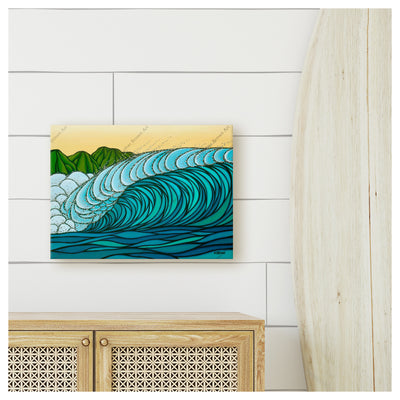 Offshore by Hawaii Surf Artist Heather Brown Canvas Giclée