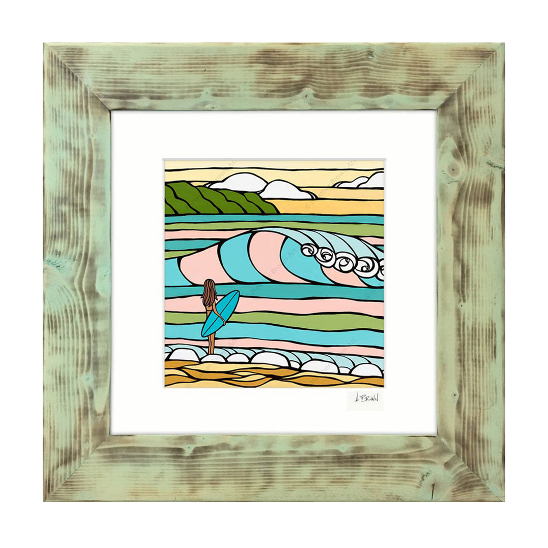Spring Sessions - Framed Matted Print by Heather Brown