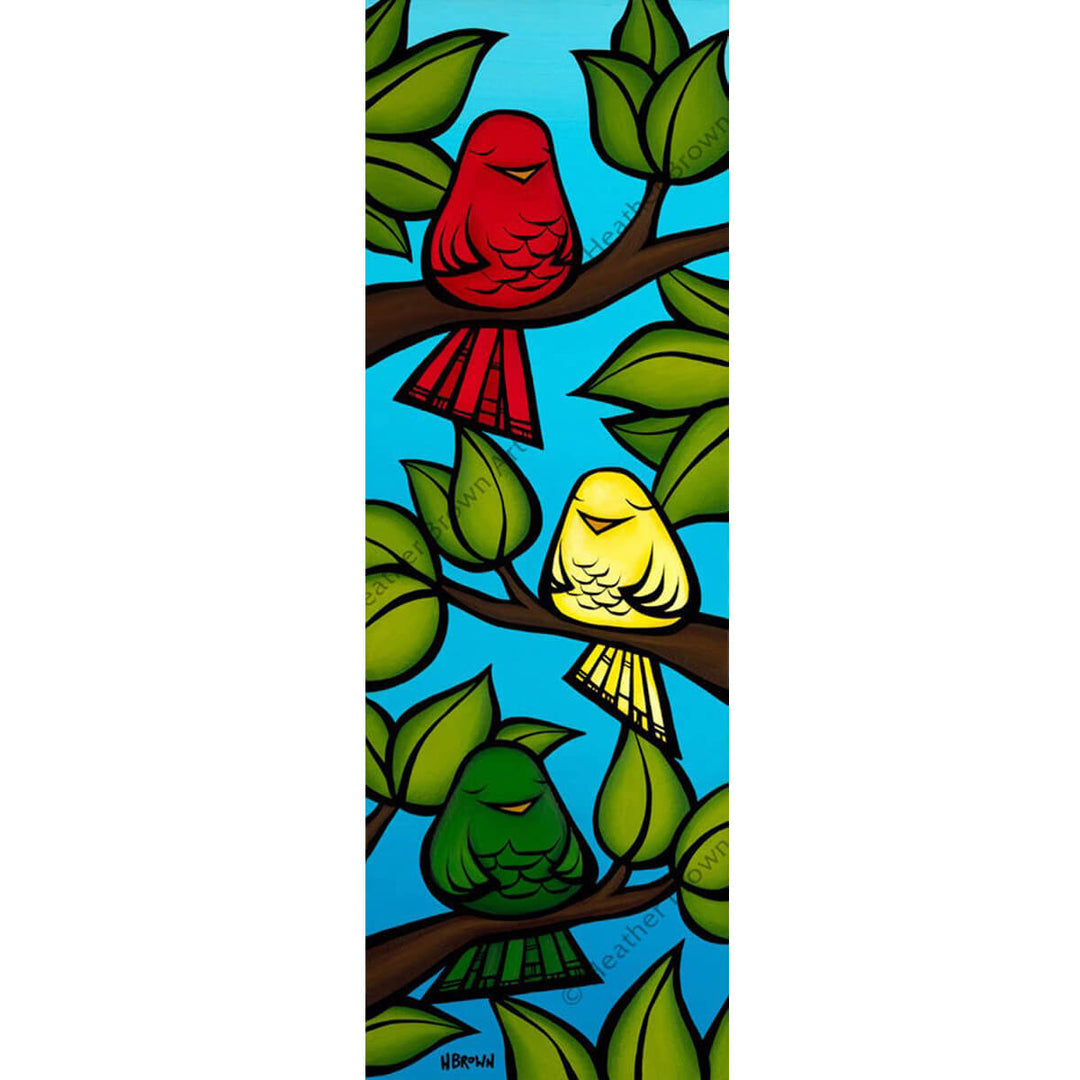 Heather Brown Hawaii Surf Artist Three Little Birds Canvas Giclée 