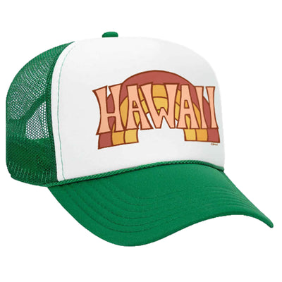 Hawaii surf artist Heather Brown Hawaii green trucker hat
