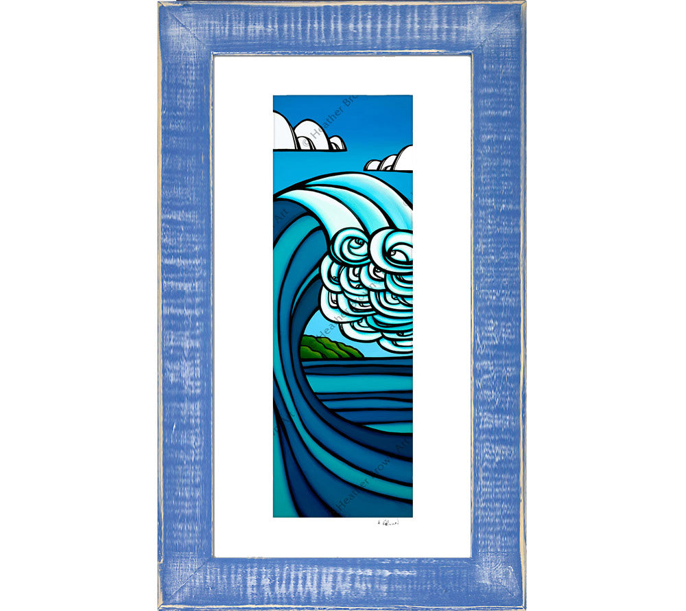 Island Barrel - Framed Matted Print by Heather Brown