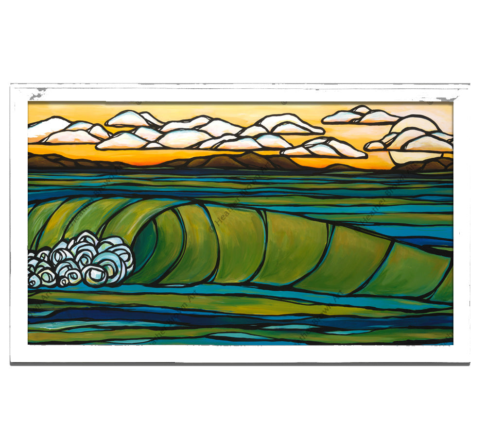 Classic White Frame - Limited Edition “Mentawai” by Heather Brown