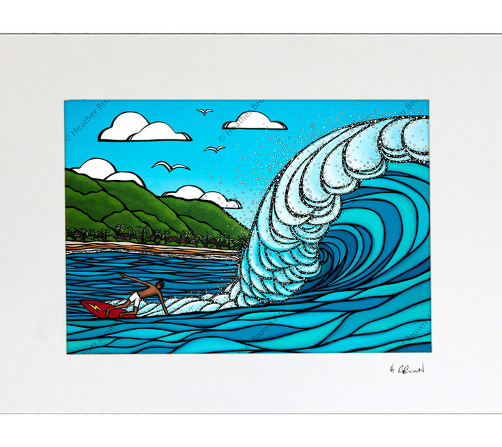 Pipeline Style Matted Print by Heather Brown