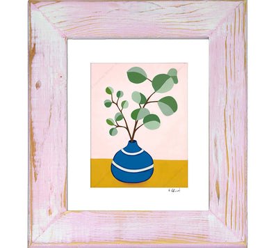 Plant #2599 - Framed Matted Print by Heather Brown