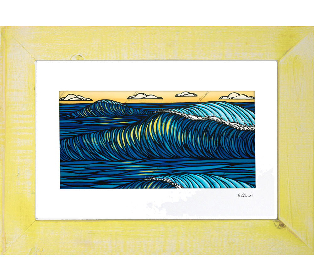 Sunset at Sunset - Framed Matted Print by Heather Brown