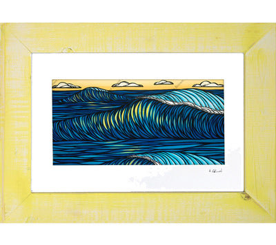 Sunset at Sunset - Framed Matted Print by Heather Brown