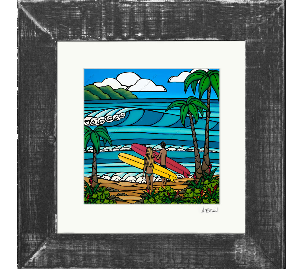 A Day in the Life - Framed Matted Print by Heather Brown