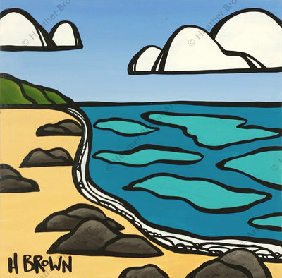 Heather Brown- Untitled #2346 Seascape Original Painting
