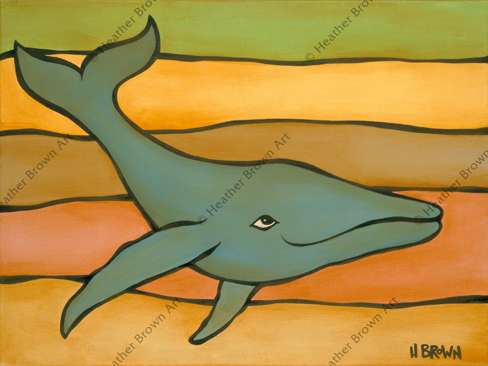 Heather Brown- Whale Painting 