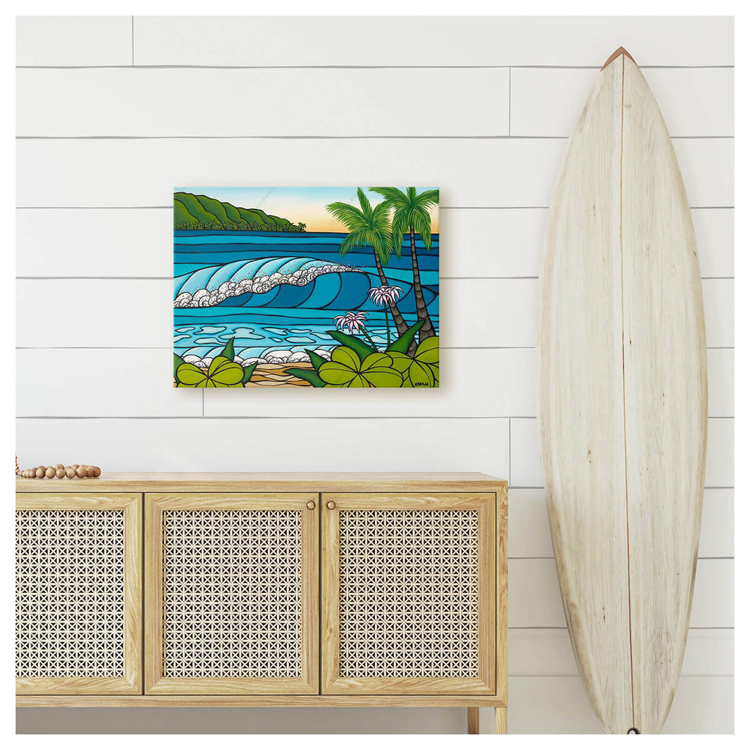 Heather Brown - Rainbow Spray Painting - Wall Mockup