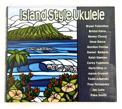 Limited Edition Ukulele Music CD with Heather Brown's painting diamond head on the cover.