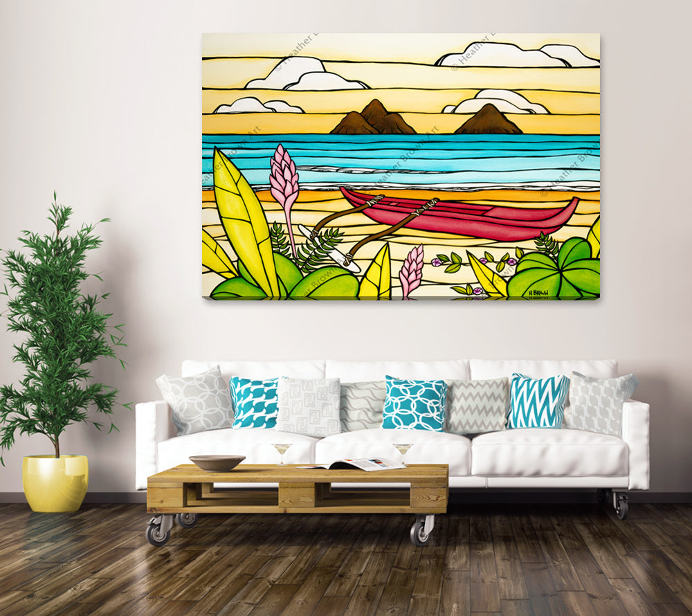 Large scale canvas print (not stretched - ships rolled in a tube)