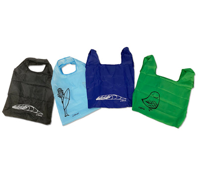 Wave Reusable Drawstring Bag